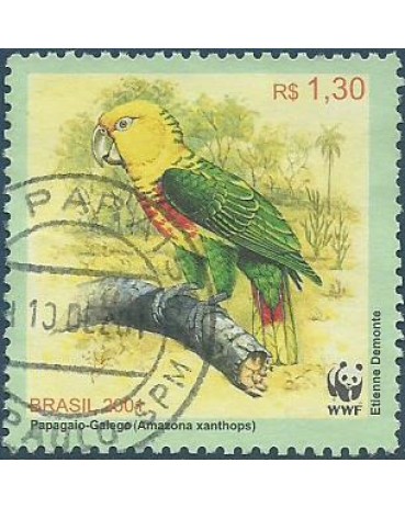 C2385 AVES BRASILEIRAS - PAPAGAIO-GALEGO 2001 - 8303 CARIMBADO